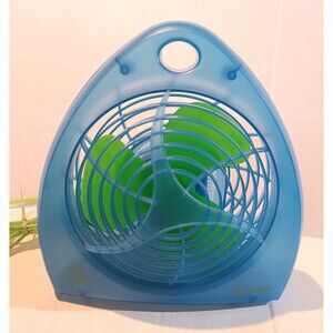 Vintage Holmes Tropicool Translucent Desk Fan-1997-2 Speed Motor-Tested/Working
